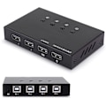 Miniatyrbilde 3 av 7: KVM-svitsj USB2.0 Delingsenhet HDMI 4 inn 4 ut for deling av skriver, mus og tastatur 404K404K