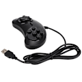 Miniatyrbillede 4 af 7: Meget følsom USB-kablet spilhåndtag Vandtæt Gamepad til Sega Game Console Controller