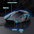 Miniatyrbillede 6 af 7: Ledningsforbundet Gaming Mus, Optisk USB Mus til Laptop/Desktop, Ergonomisk, med 6 Programmerbare Knapper, 4 Justerbare DPI op til 4000 DPI