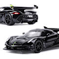 Pikkukuva 5 / 6: SASBSC Lelulelut 3+ -vuotiaille pojille Jesko Leluauton valoilla ja äänillä Die-cast metallileluauto lapsille 3-12-vuotiaille 1/32 Keräiltävä superauton malli