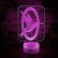 Miniatyrbillede 2 af 7: Flyvende Fugl 3D Natlys Illusion Lampe 16 Farver med Fjernbetjening Led Natlys Soveværelse Dekoration Julegave Fødselsdag Gaver Børn