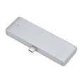 Miniatyrbillede 1 af 7: USB C Hub Adapter Multifunktionel 3,5mm USB PD HD 4K Type C Hub Adapter til S9 Plus S9 Note 9 Note 8 Grå