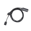 Miniatyrbillede 5 af 7: HD TV-kabel USB til HD Multimedia Interface-konverterkabel til Android / IOS-system Sort