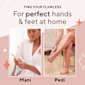 Miniatyrbillede 8 af 8: Finishing Touch Flawless Pedi Elektronisk Fodfil og Hårdhudsfjerner, Pedicure - Ny Version