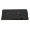Miniatyrbilde 2 av 7: HD Multimedia Interface Splitter 1x2 1 in 2 Out 4K 60Hz 18.2Gbps HD Multimedia Interface Distributor Box 100‑240V EU Plug