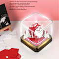 Miniatyrbild 4 av 5: 2024 Jordpapperskonst 3D-kalender 2024 Kalender Memoblock 3D-papperskonst för Lärare Kollega Klasskamrat Barn Red