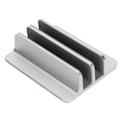Miniatyrbillede 5 af 7: Bærbar computerholder Vertikal 2 slots Aluminiumlegering Justerbar bærbar computerstand til hjemmekontor Desktop Tablet Notebook