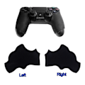 Miniatyrbillede 2 af 7: Extremerate Sort Anti-Slip Fugtabsorberende Controller Greb til Ps4 Controllere, Professionelt Tekstureret Blødt Gummigreb
