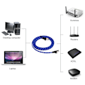 Miniatyrbild 7 av 7: CAT7 RJ45 10 Gbps Patch Shielded Lan Nätverkskabel Platt Ethernet-kabel 1,8 m