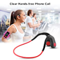 Miniatyrbillede 4 af 7: Støjreducerende Bone Conduction Bluetooth-hovedtelefoner NFC Bone Conduction-hovedtelefoner - Rød