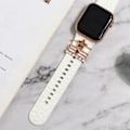 Miniatyrbild 5 av 6: 4 st/set klockarmbandsprydnader för Apple Watch Series rem armband berlocker öglor dekorationer klockarmband dekorativ ring för Samsung Huawei