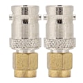 Miniatyrbilde 1 av 7: 2 stk. nikkelbelagt messing SMA/BNC til JK adapterhodeadapter for digitale kommunikasjonssystemer