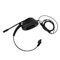 Miniatyrbilde 6 av 7: 3,5 mm forretningsheadset ENC støyreduksjon volumjustering monoauralt telefonheadset med mikrofon for hjemmekundesenter
