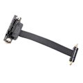 Miniatyrbillede 3 af 7: Forlængerkabel PCI‑E 1X Dual 90° Netværksadapter med LED-indikation Magnetisk pude