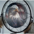 Miniatyrbild 4 av 6: Wolf Eagle Drömfångare Väggdekor för Pojkar Barnrum Drömfångare Stor Drömfångare Vägghängande (DC10 3D Örn)
