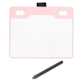 Miniatyrbilde 3 av 7: Grafisk tegnebrett 155x100mm 233 PPS 5080 LPI 8192 nivåer Stylus 4 tilpassbare taster USB-port Digital Art Tablet Rosa