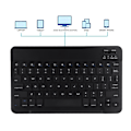 Miniatyrbild 7 av 7: FT&#8209;1030E Smart Sleep Tablet Bluetooth Keyboard Protector med pennfack för iOS Mörkblå