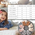 Miniatyrbild 2 av 5: Flicktofflor för flickor och pojkar, söta tofflor med kanindesign, halkfria inomhustofflor för småbarn