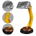 Miniatyrbillede 3 af 5: Bordlampe i industriel stil Stabil gravemaskineform LED bevægelig gravemaskine bordlampe til soveværelse