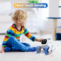 Miniatyrbilde 4 av 7: Robot hundeleke med ansiktsuttrykk og lys, smart interaktiv snakkende robotleker med stemmestyring, berøringssensor, opptak, sang og dans
