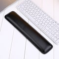 Miniatyrbillede 6 af 6: Tastatur PU Læder Håndledsstøtte Computer Håndledsstøtte Komfortpude Sort
