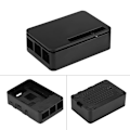 Miniatyrbillede 5 af 7: ABS Plast Kabinet Beskyttende Etui Cover Skal til Raspberry Pi 3/2/B+ (Sort)