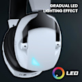 Miniatyrbillede 5 af 8: Bluetooth 5.2 Trådløse Spilhovedtelefoner med Aftagelig & Fleksibel Støjreducerende Mikrofon, 2.4GHz Spilheadset med 3D Stereo Lyd