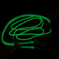 Miniatyrbilde 7 av 7: Glow In The Dark Hodetelefoner Lysende Glidelås In-Ear Headset Øretelefon Ørepropp JS