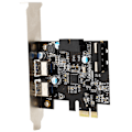 Pikkukuva 3 / 7: PCI-E 2-port USB 3.0 -nousukortin laajenninsovitinkortti Windows XP / Vista -käyttöjärjestelmälle