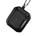Miniatyrbillede 3 af 7: Hovedtelefonbeskyttende TPU-etui Anti-tabt med karabinhage til IOS Earbuds 3 Sort Sort