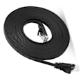 Miniatyrbilde 4 av 7: 1000 Mbps Gigabit nettverkskabel 98ft RJ45 Port CAT6 nettverkskabel Ethernet-kabel for rutere datamaskiner svart