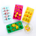 Miniatyrbillede 2 af 5: 4 stk. hawaiianske silikone chokoladeforme, sommer tropiske slikforme, isterningbakke slikform til fester og bageforme