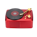 Pikkukuva 3 / 7: Retro Bluetooth-kaiutin 5W Retro Ladattava kannettava langaton kaiutin kotiin asuntolaan keittiöön punainen