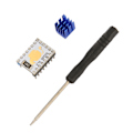 Miniatyrbild 6 av 7: Stegmotor Driver S2240 V2.0 SPI 256 Underavdelning 3A IFS 2.1A IRMS 4.5V till 36V TMC2240ATJ Chip Stepper Motor Driver