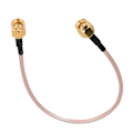 Miniatyrbilde 4 av 7: SMA hann til SMA hann RF antenne koaksialkabel forlengelseskabel adapter 20cm