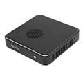 Miniatyrbillede 5 af 7: Stationær computerkabinet God varmeafledning Ekstraordinær kompakt sort Mini HTPC-kabinet til hjemmevideokomputer