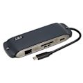 Miniatyrbillede 7 af 7: 8 i 1 Dockingstation Multifunktion 4K30Hz HD Multiport USB 100M Netværksport USB C Hub Adapter Navy Blue