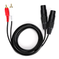 Miniatyrbillede 1 af 7: JORINDO Mikrofonkabel Dual XLR Hun til Dual RCA Balanceret Signalforbindelsesledning
