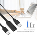 Pikkukuva 3 / 7: USB3.0 Uros-Nainen Nopea Laajennuskaapeli (Musta 8m)