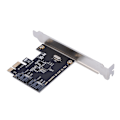 Miniatyrbillede 1 af 7: PCI-E-kort PCI Express til SATA 3.0 2 port SATA III 6Gbps udvidelsesadapterkort