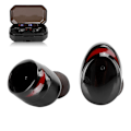 Pikkukuva 4 / 7: Langattomat urheilukuulokkeet Bluetooth 5.0 Touch TWS -nappikuulokkeet Mini In‑Ear -kuulokkeet F8Musta