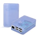 Miniatyrbillede 6 af 7: Blå ABS-plast kabinet beskyttende etui skal til Raspberry Pi 3/2/B+