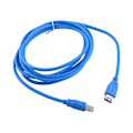 Miniatyrbilde 1 av 2: 1m/1.8m/3m/ USB 3.0 A hann til hunn forlengelseskabel for datasynkronisering, høy hastighet 1m