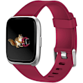 Pikkukuva 3 / 6: Älykäs rannekkeen hihna on yhteensopiva Fitbit versa -älykellojen, versa 2:n ja versa Lite se -kellojen kanssa naisille ja miehille（Punainen-L）