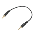 Miniatyrbilde 5 av 7: 3,5 mm til 3,5 mm stereo lydkabel hann til hann AUX forlengelseskabel for iPhone/iPad/headset 0,3 m
