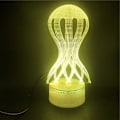 Miniatyrbilde 4 av 7: Wrecking Ball lampe 3D illusjons nattlys, fjernkontroll bordlampe, USB-lader belysning hjem dekorasjon for barn, bursdagsgave (fjernkontroll)