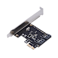 Miniatyrbillede 3 af 7: PCI-E-kort PCI Express til SATA 3.0 2 port SATA III 6Gbps udvidelsesadapterkort