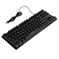 Miniatyrbild 2 av 7: Mekanisk tangentbord 87 tangenter Trådbunden USB Bakgrundsbelysning Speltillbehör för bärbar dator GK‑10