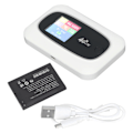 Miniatyrbilde 2 av 7: 4G WiFi Hotspot Reise-Router LED-Display-Bildschirm Wireless-Router mit SIM-Kartensteckplatz für Smartphone Laptop Weiß