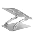 Miniatyrbillede 4 af 7: Bærbar computer stand justerbar bærbar skrivebordsstativ Tablet holder kølebase sølv